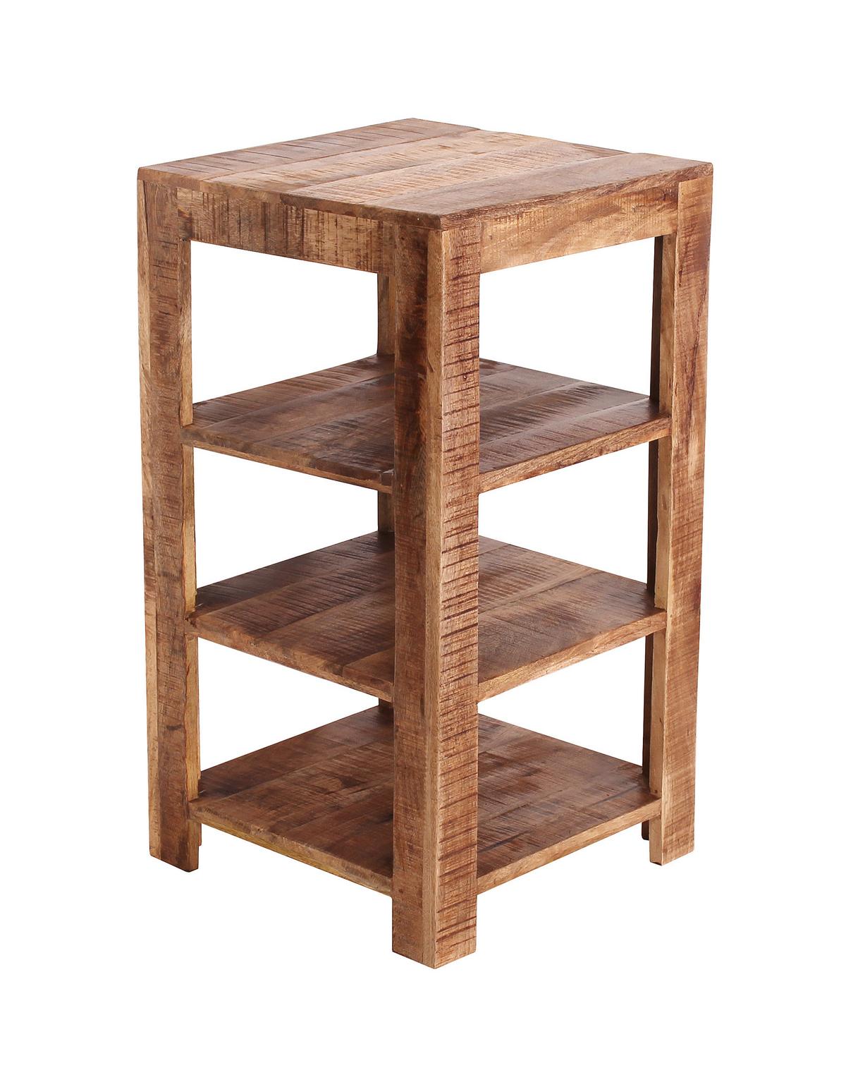 Regal Naturfarben B: 44 cm - Naturfarben, Design, Holz (44/80/44cm) - Livetastic