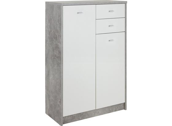 Komoda 4-you New Yuk08 - sivá/biela, Moderný, kompozitné drevo (74/111,4/34,6cm) Komoda 4-you New Yuk08 - sivá/biela, Moderný, kompozitné drevo (74/111,4/34,6cm)
