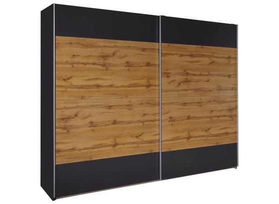 Skriňa S Posuvnými Dvermi Landeck - farby dubu/grafitová, Moderný, kompozitné drevo (261/210/59cm) Skriňa S Posuvnými Dvermi Landeck - farby dubu/grafitová, Moderný, kompozitné drevo (261/210/59cm)