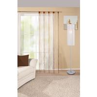 Fadenvorhang + Stangendurchzug Rita 90x245 Cm Natur/taupe - Taupe/Naturfarben, KONVENTIONELL, Textil (90/245cm) - Luca Bessoni