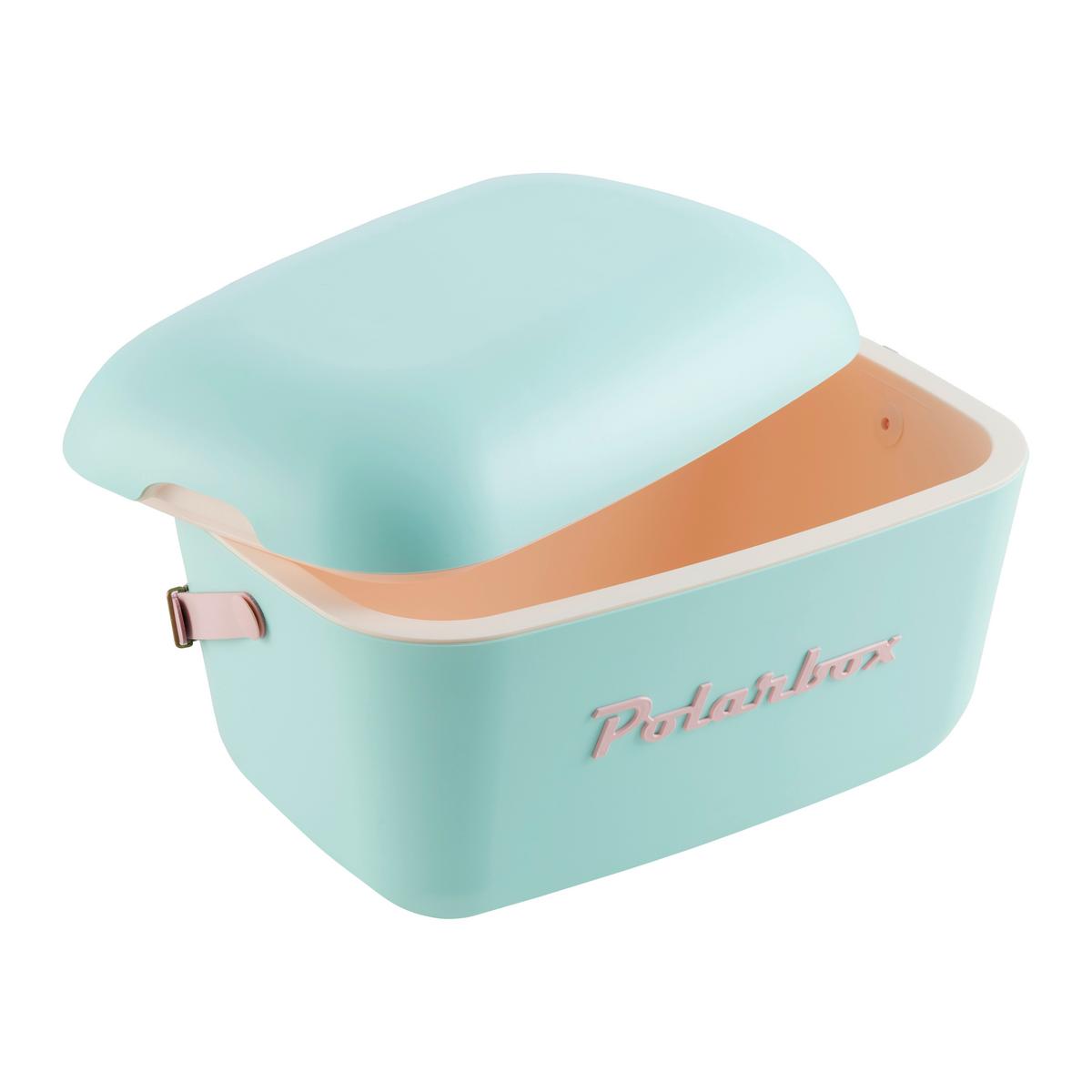 Chladiaca taška objem: 20 L - tyrkysová, Modern, plast (45,1/20,7/30,6cm) - Polarbox