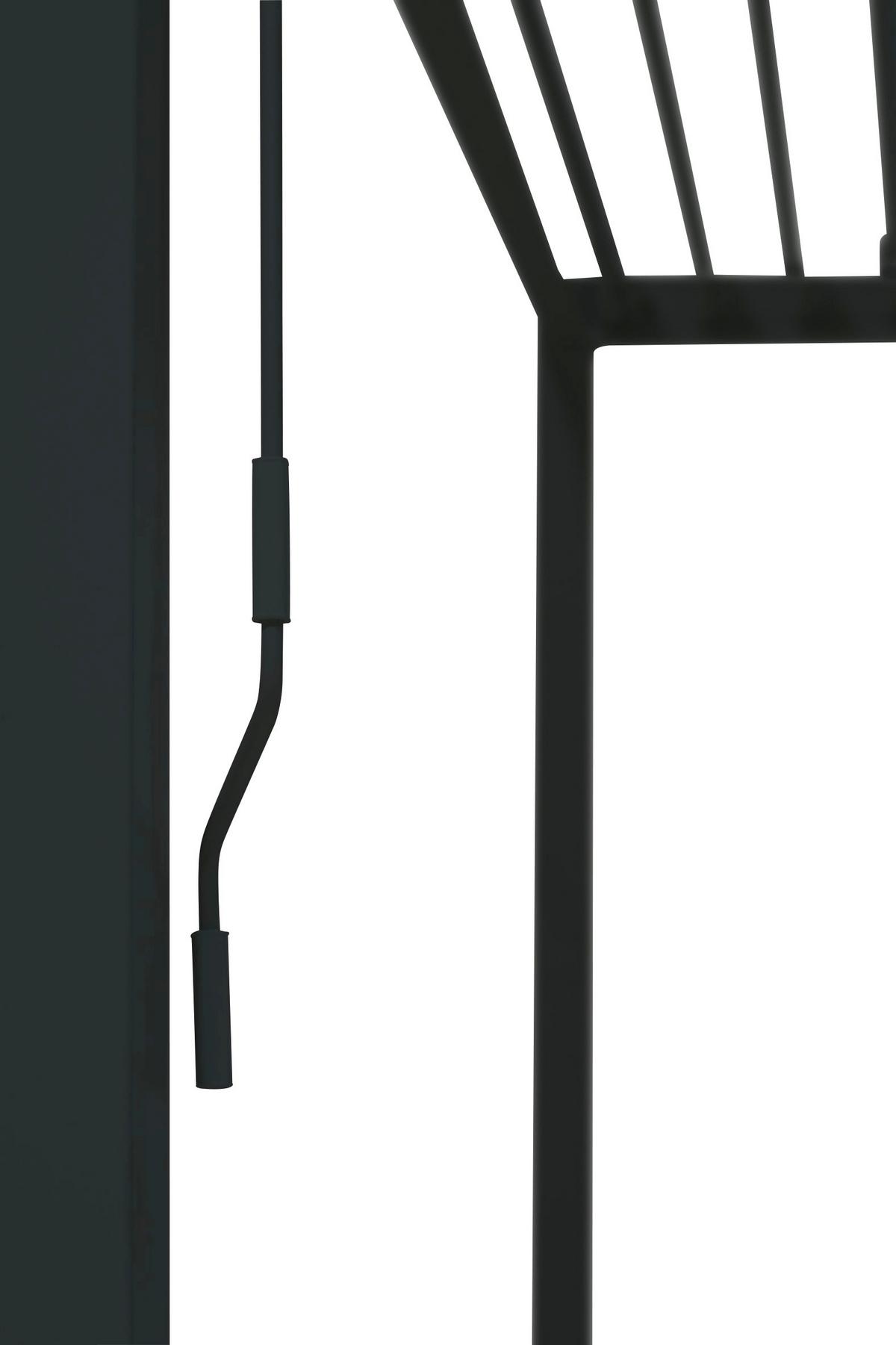 Pergola PERGOLA DELUXE 400X300CM - antracitová, Moderní, kov (400/250/300cm) - Gardenson