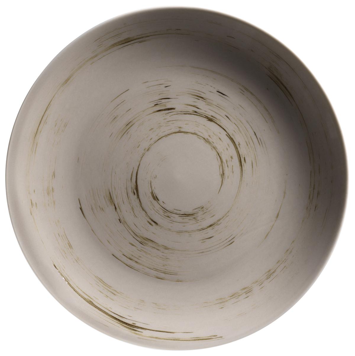 Kombiservice Derby Blau Grau Weiß Beige - Blau/Beige, Basics, Keramik (33/31,5/35cm) - Mäser