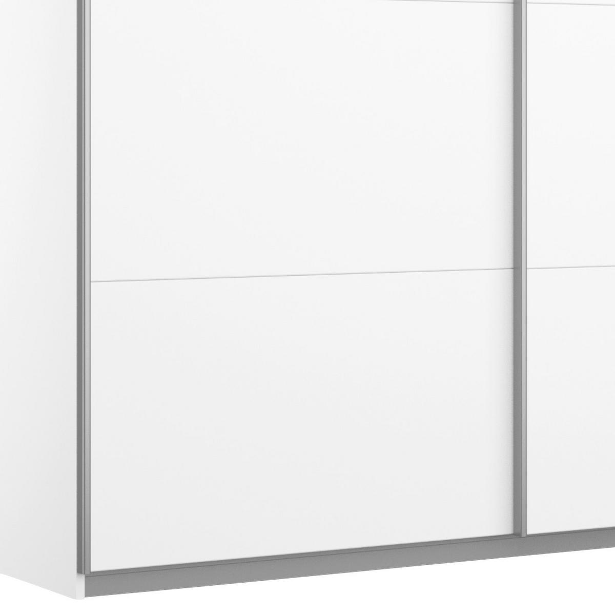 Schwebetürenschrank 181cm Belluno, Weiß Dekor - Weiß, MODERN, Holzwerkstoff (181/210/62cm) - Rauch Möbel