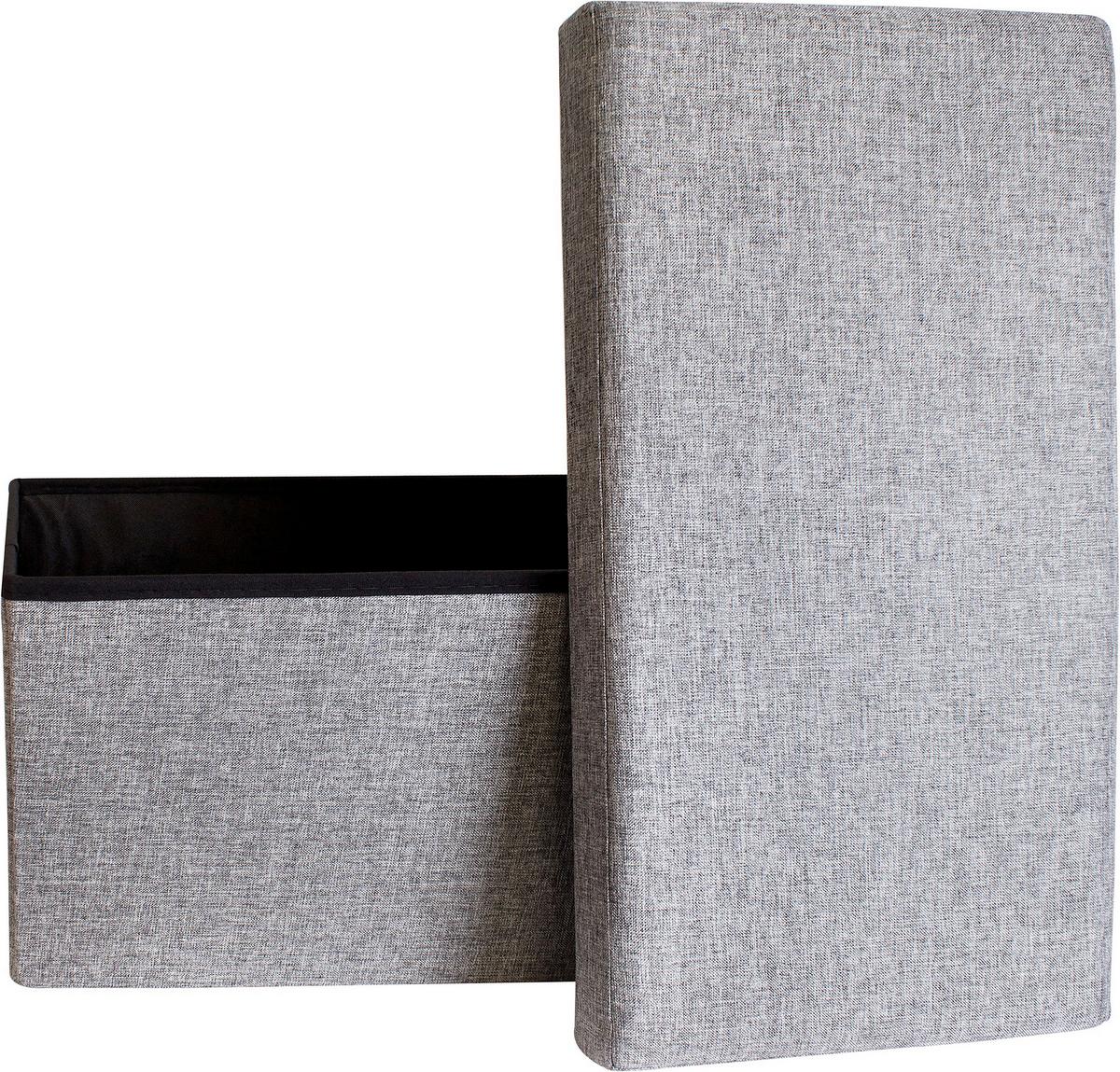 Sitzbox Seatbox - Grau, Basics, Textil (76/38/38cm) - Echtwerk