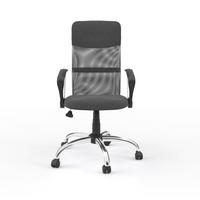 Drehstuhl Orlando Grau B: 60 cm - Chromfarben/Grau, Design, Leder/Holz (60/120/52cm) - MID.YOU