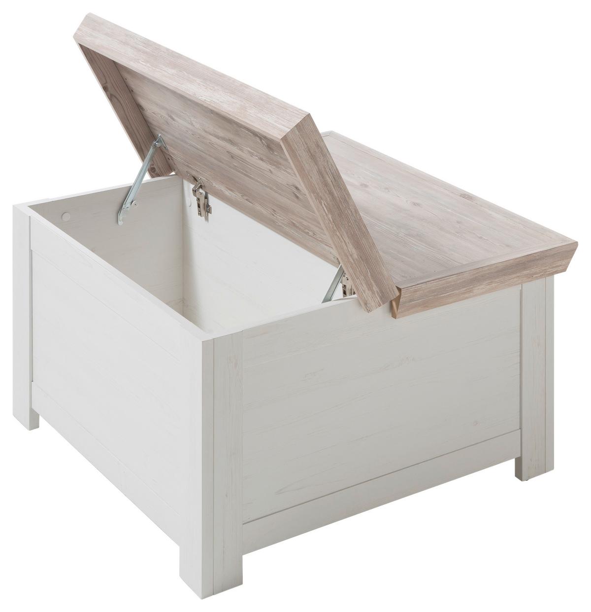 Couchtisch Florenz Pinienfarben/Hellbraun B: 86cm - Hellbraun/Pinienfarben, Design, Holzwerkstoff (86/48/86cm) - MID.YOU