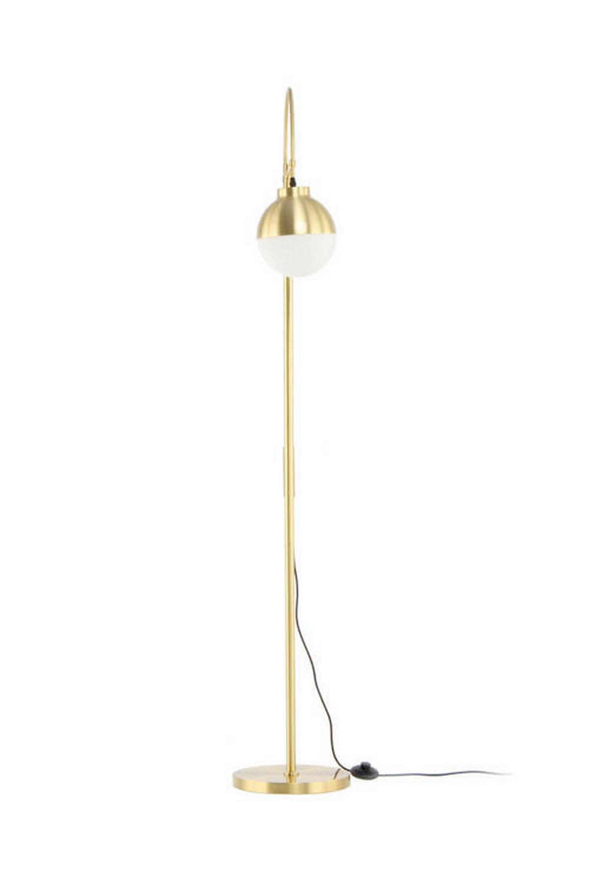 STEHLEUCHTE Schwarz/Silber, 25W, E27 - Silberfarben/Schwarz, Design, Kunststoff/Metall (44/160/44cm) - Kayoom