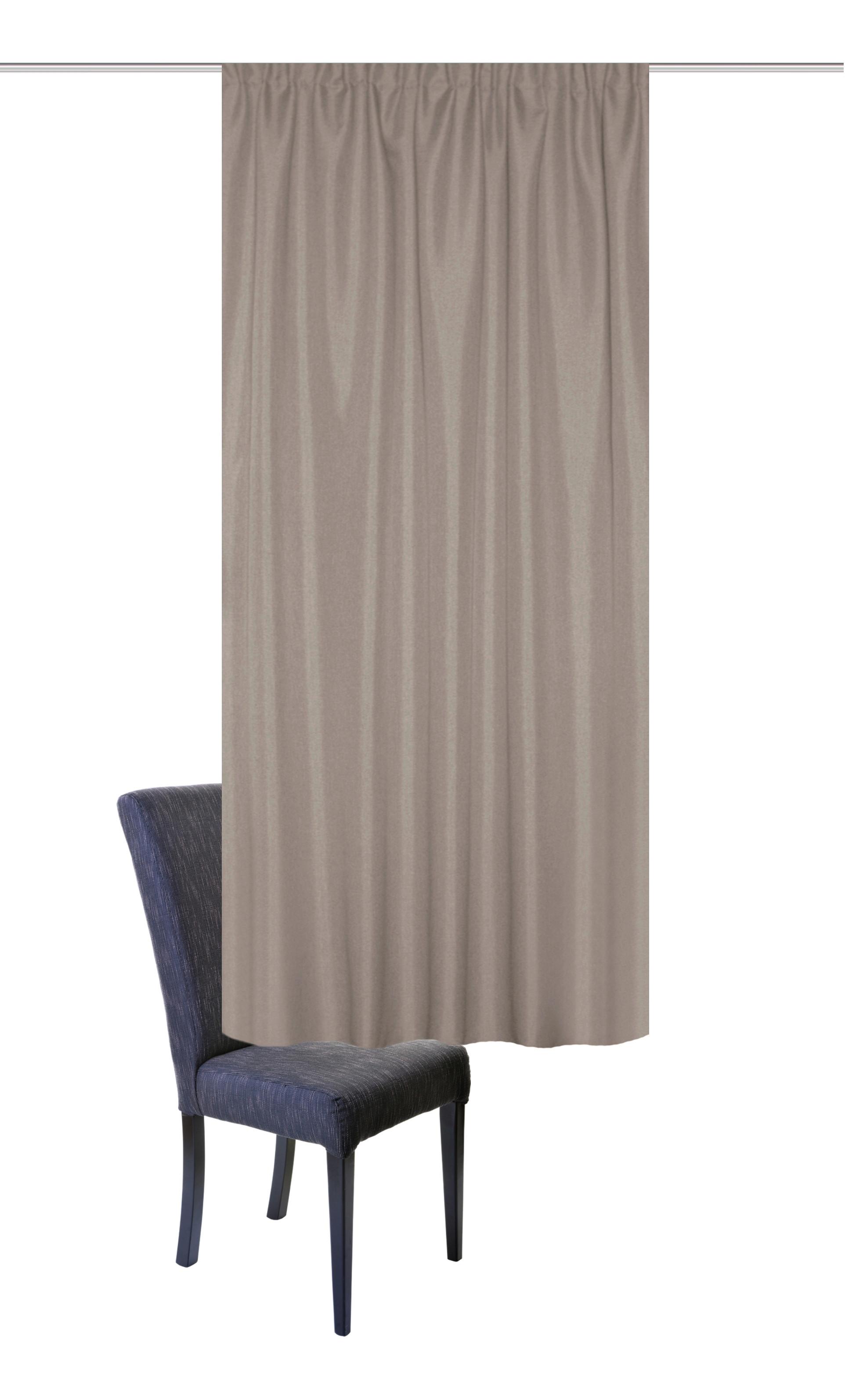 Wärmeschutzvorhang Eskimo Naturfarben B: 135 Cm - Naturfarben, Basics, Textil (135/175cm) - Schmidt W. Gmbh