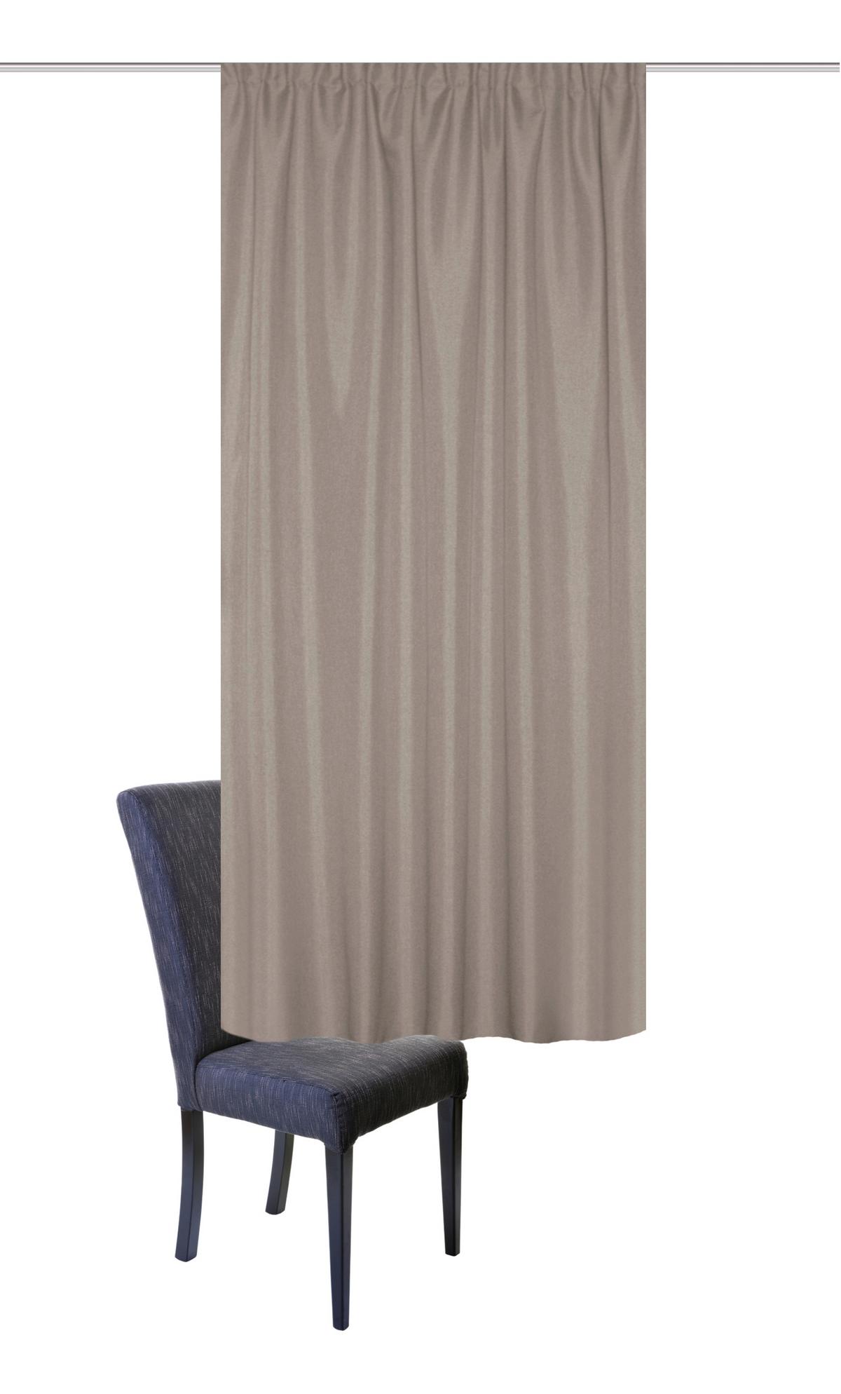 Wärmeschutzvorhang Eskimo Naturfarben B: 135 Cm - Naturfarben, Basics, Textil (135/175cm) - Schmidt W. Gmbh