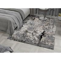 Webteppich Hellgrau Timeline Quantum 200x200 Cm - Hellgrau, Design, Textil (200/200cm) - Novel
