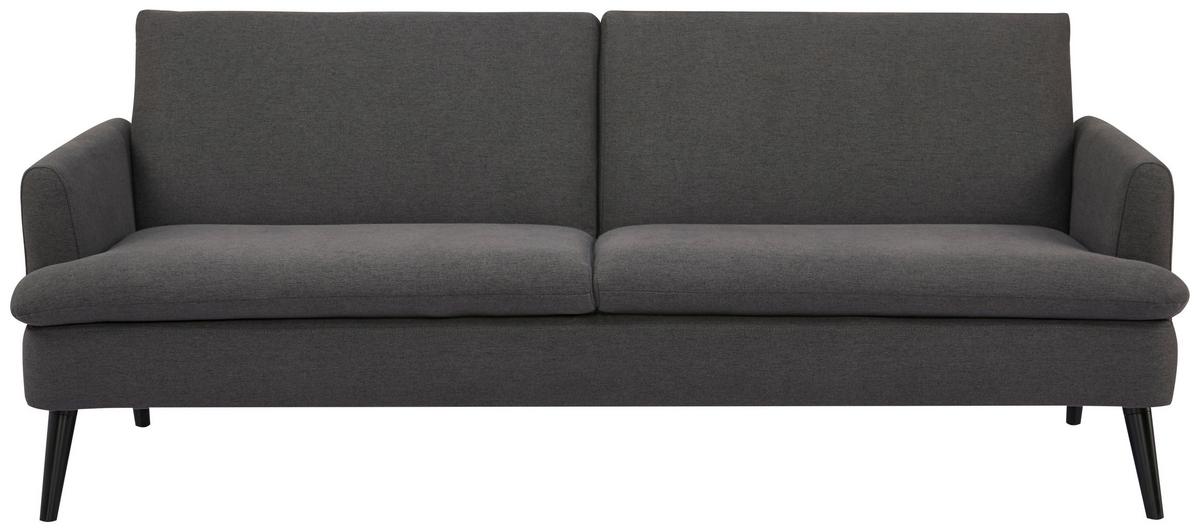 Rozkladacia pohovka MINA, tmavosivá - šedá/černá, Moderní, dřevo/textil (110/180cm) - Luca Bessoni