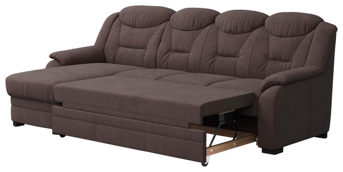 Ecksofa Marcus Braun S: 162x257 cm - Braun, Basics, Textil (162/257cm) - MID.YOU