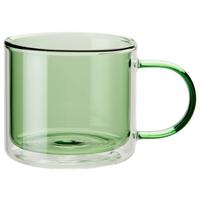 Tasse Tina - Grau/Grün, Basics, Glas (8,5/8cm) - James Wood