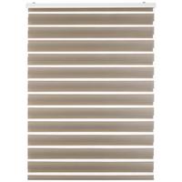 Dvojitá roleta Thomas, 120/160cm, hnedosivá - taupe, textil/plast (120/160cm) - Premium Living