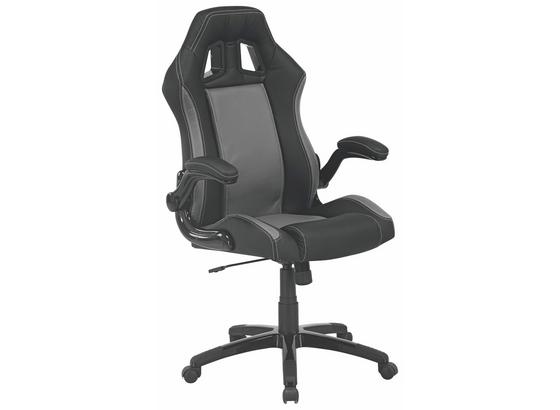 Kancelárske Kreslo Basti - čierna/sivá, Moderný, umelá hmota/kov (68/113-123/70,50cm) Kancelárske Kreslo Basti - čierna/sivá, Moderný, umelá hmota/kov (68/113-123/70,50cm)