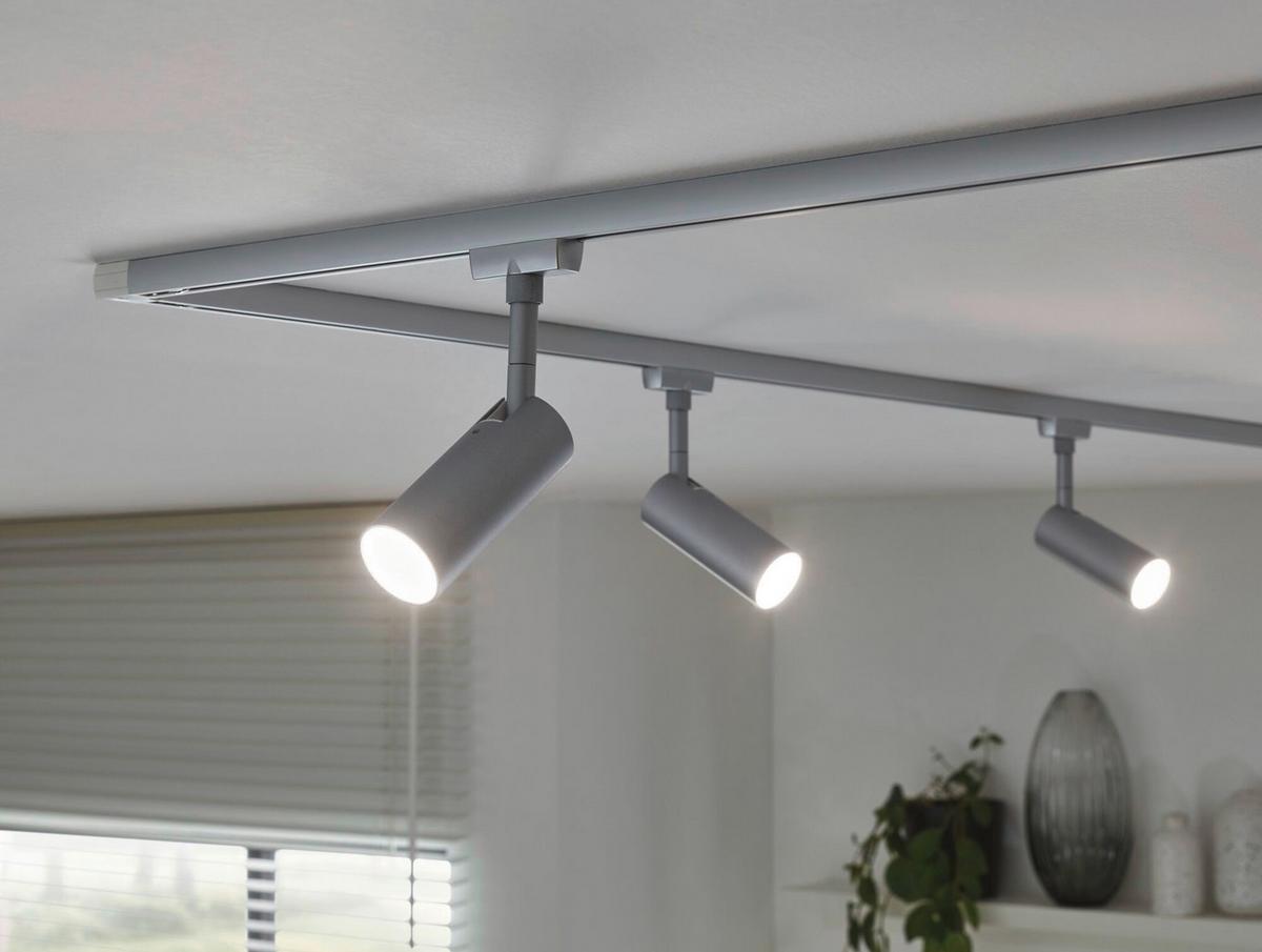 Schienensystem Urail Strahler 96800 In Chromfarben - Chromfarben, Design, Metall (4,2/18,6cm) - Paulmann