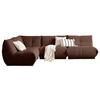 Ecksofa Giselle - Braun, Trend, Textil (210/315cm) - Livetastic