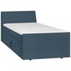 Boxspringbett mit Bettkasten Nida 100x200 cm Blaugrau - Blaugrau, MODERN, Holz/Textil (100/200cm) - MID.YOU