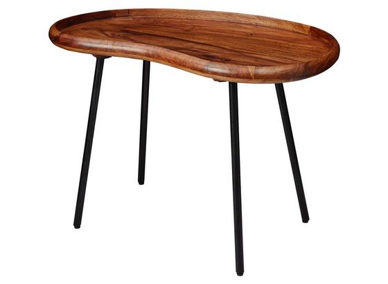 Couchtisch Holz Massiv Wl5, Sheeshamfarben B:40cm - Sheeshamfarben/Schwarz, Design, Holz/Metall (71/40/51cm) - Carryhome Couchtisch Holz Massiv Wl5, Sheeshamfarben B:40cm - Sheeshamfarben/Schwarz, Design, Holz/Metall (71/40/51cm) - Carryhome