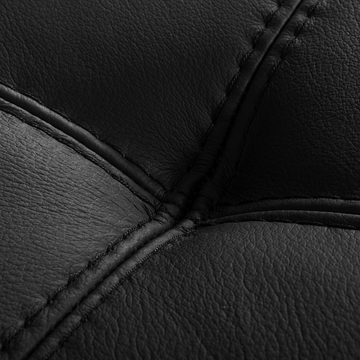 Ecksofa Torino Teilleder Schwarz 173x247 - Schwarz, Design, Leder/Textil (173/247cm) - Livetastic