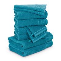 Frottierset Möve New Classic Handtuchset - Türkis, Basics, Textil - Moeve
