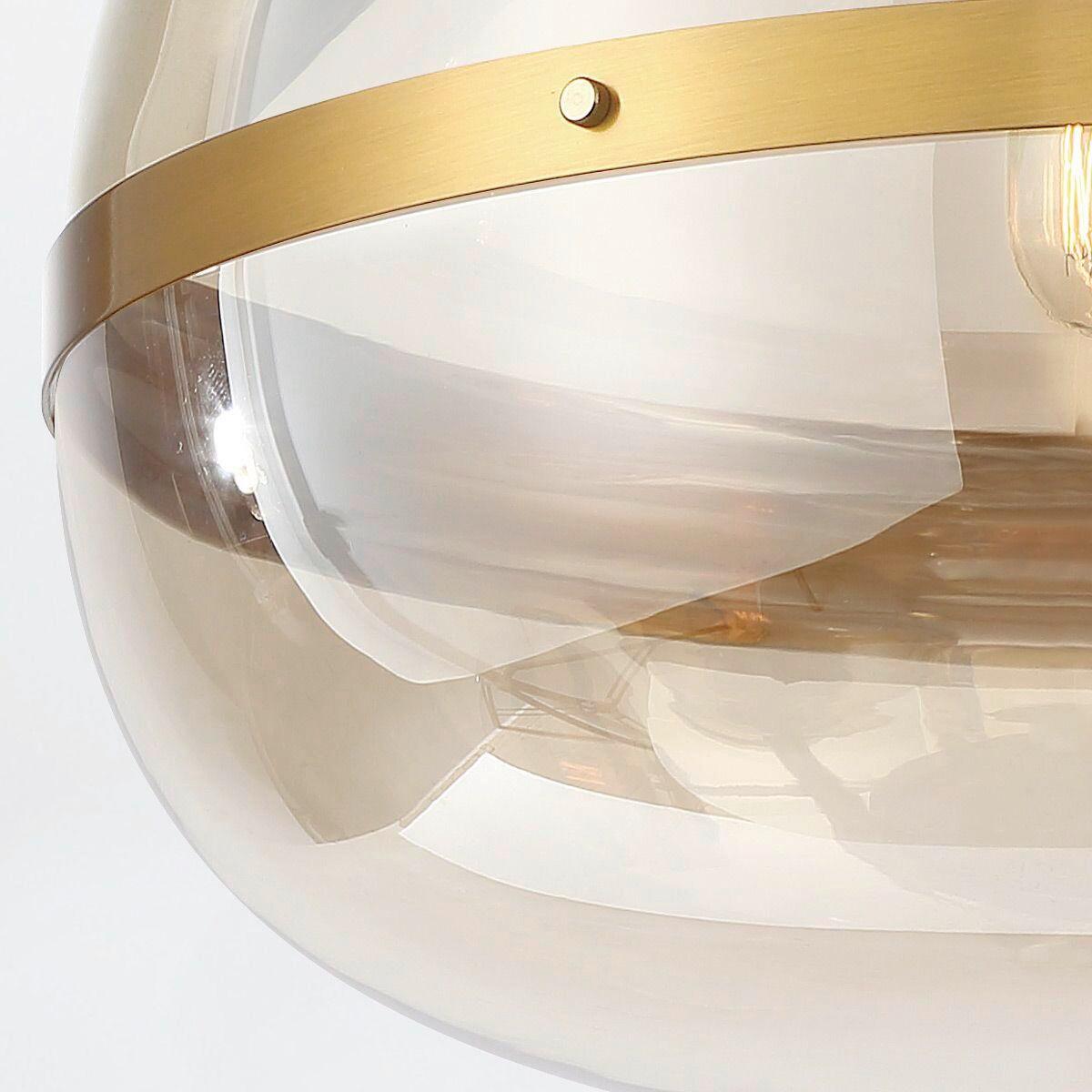 Függeszték Qn-Nottingham-3p-Ab - sárgarézszínű, Konventionell, üveg/fém (51/66cm) - Elstead Lighting