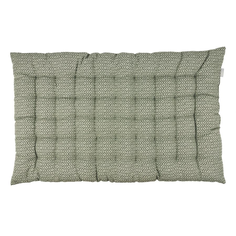 POLŠTÁŘ NA BOX DOBBY - šalvějově zelená, textil (60/100/7cm)