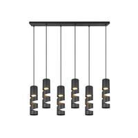 Pendelleuchte 364000632 Stream - Schwarz, KONVENTIONELL, Metall (100/14/150cm) - Trio Leuchten