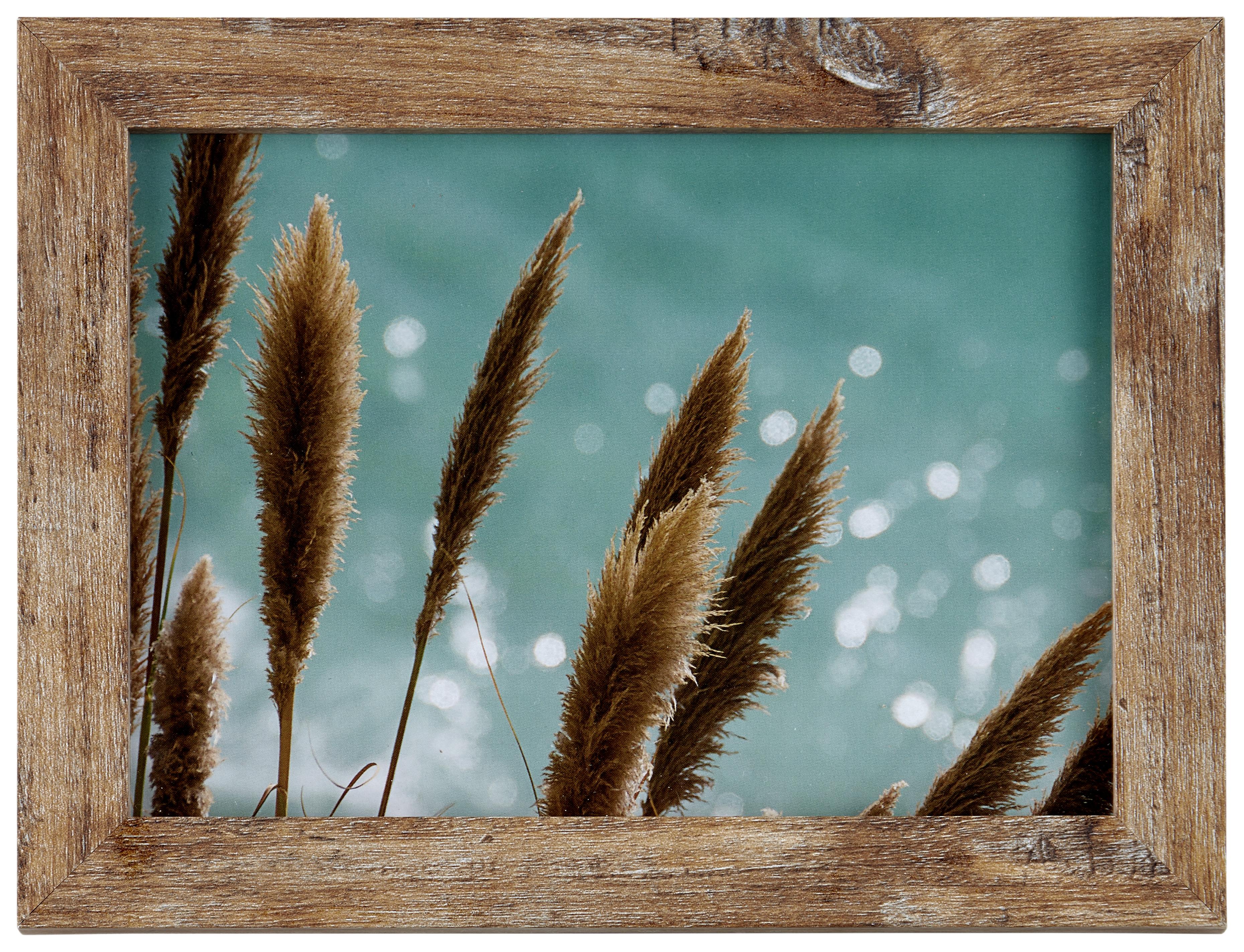 Bilderrahmen 13x18 cm Carla Holz Naturfarben, 15,6x21,1 cm - Nussbaumfarben, Basics, Glas/Holz (15,6/21,1/2cm) - Luca Bessoni