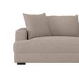Megasofa Pelle-Megasofa - Wengefarben/Perlmutt, Trend, Textil (261/124cm) - Luca Bessoni