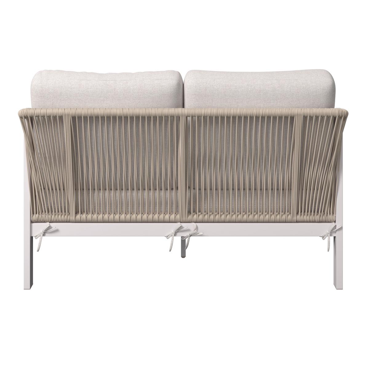 Loungesofa Palma - Beige/Lavagrau, MODERN, Kunststoff/Textil (123/67/80cm) - Beldano