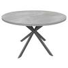 Esstisch Rund Monte 120x75 Cm Grau - Grau, MODERN, Holzwerkstoff/Metall (120/120/75cm) - MID.YOU