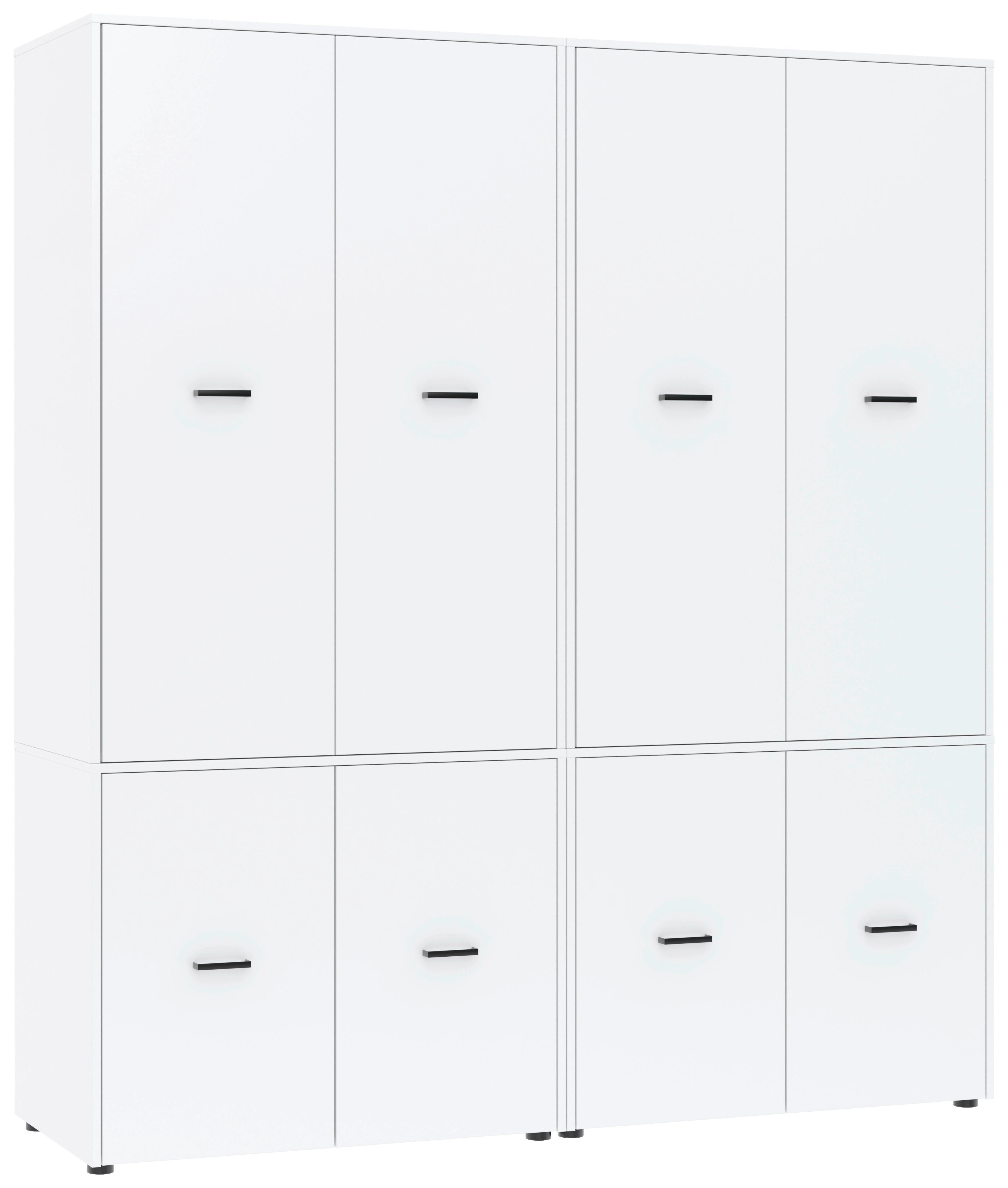 Kleiderschrank Kivo Weiß, B: 180 Cm