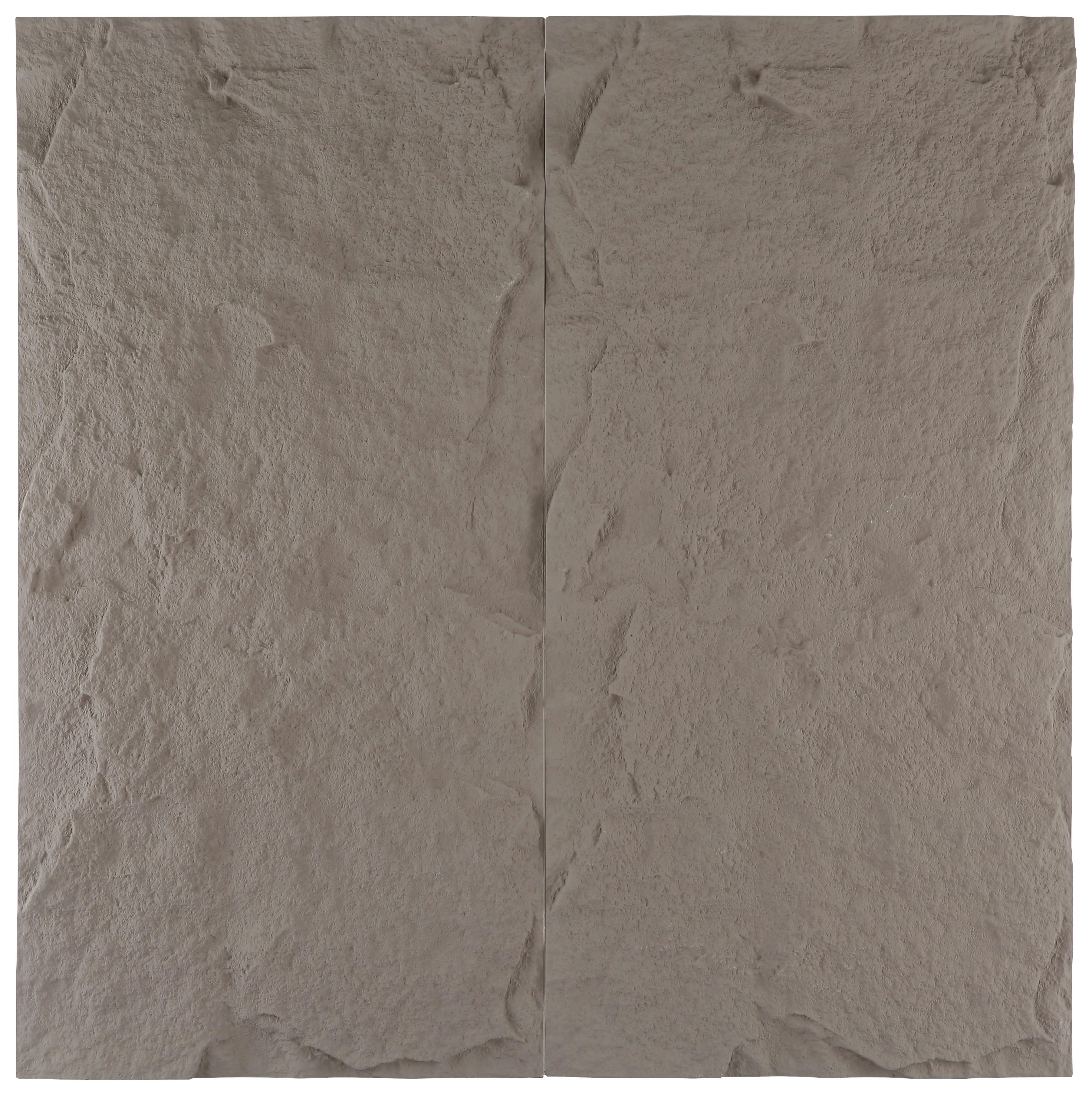 Wandpaneel Bergamo Grau B: 120 Cm - Grau, MODERN, Kunststoff (120/60/3cm)