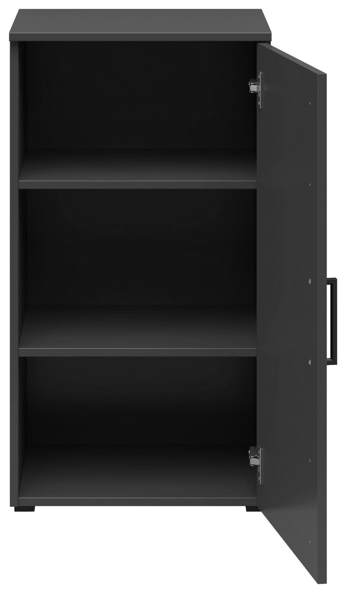 Komoda MULTISTAURAUM š: 45 cm - čierna/grafitová, Modern, kompozitné drevo/plast (45/83/40cm)