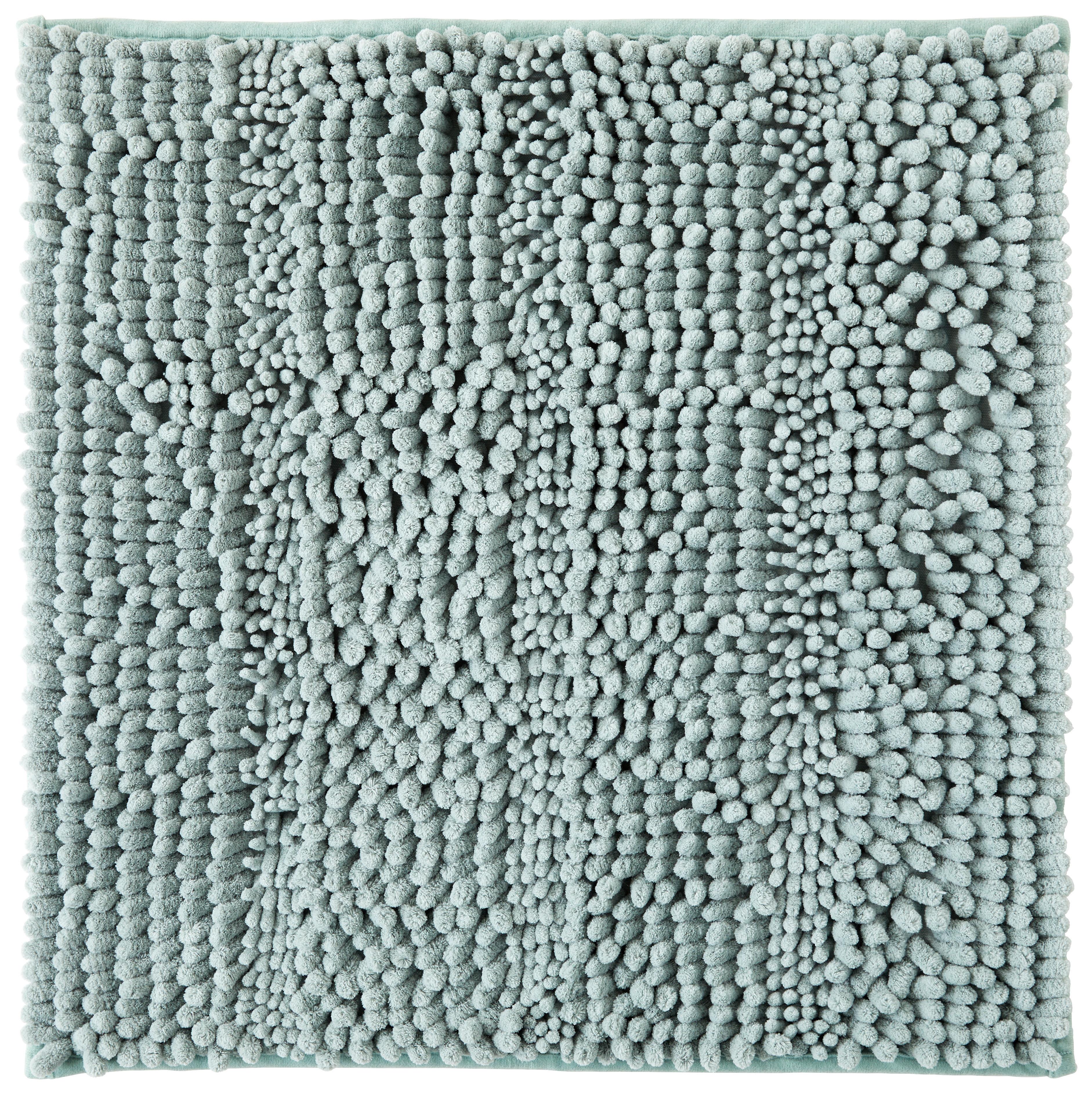 Kúpeľňová predložka Uwe, 50/50cm, zelená - zelená, Basics, textil (50/50cm) - Modern Living