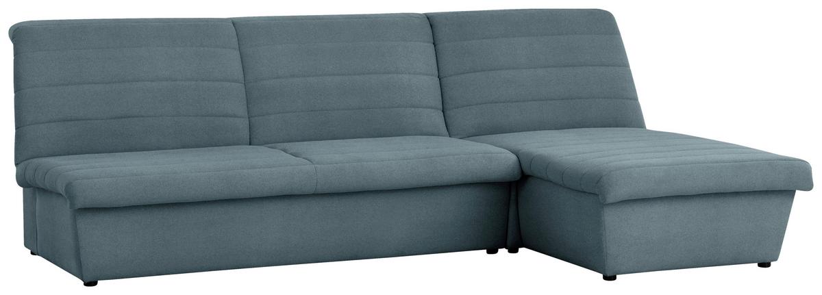 Ecksofa Looks Viii - Petrol/Schwarz, Design, Textil (274/168cm) - LOOKS by W.Joop