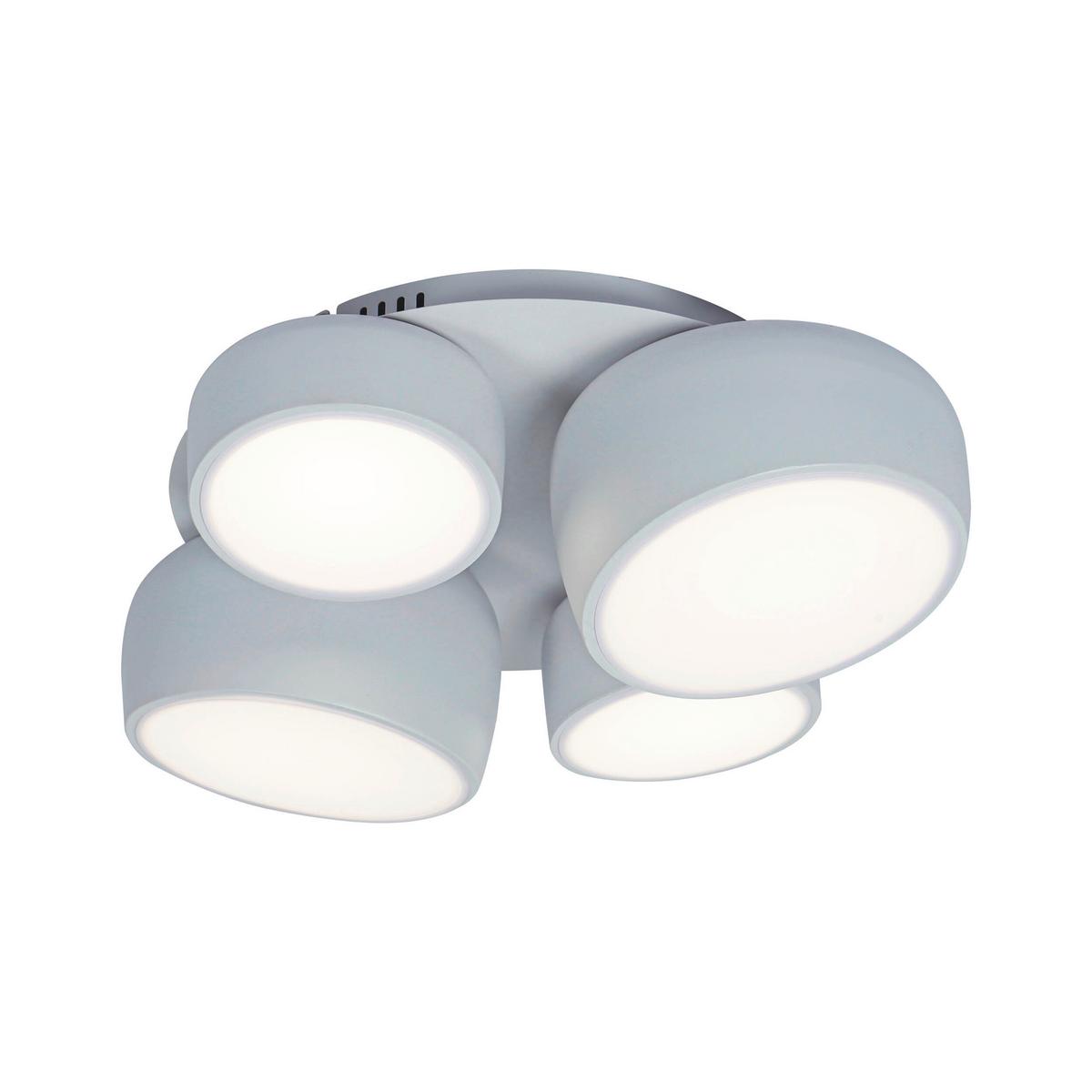 LED-Deckenleuchte Memory-Funktion - Weiß, Design, Kunststoff/Metall (48,1/43,1/15cm) - Näve