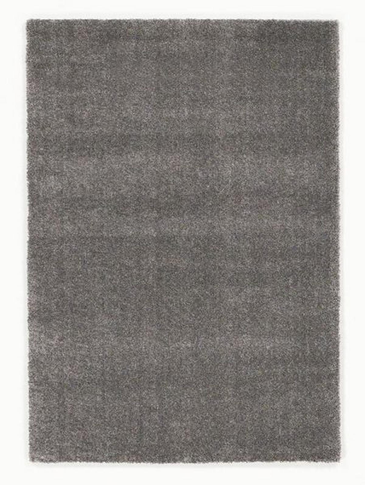 Webteppich Louvre Melange Grau 120x170 cm - Grau, Basics, Textil (120/170cm) - Novel