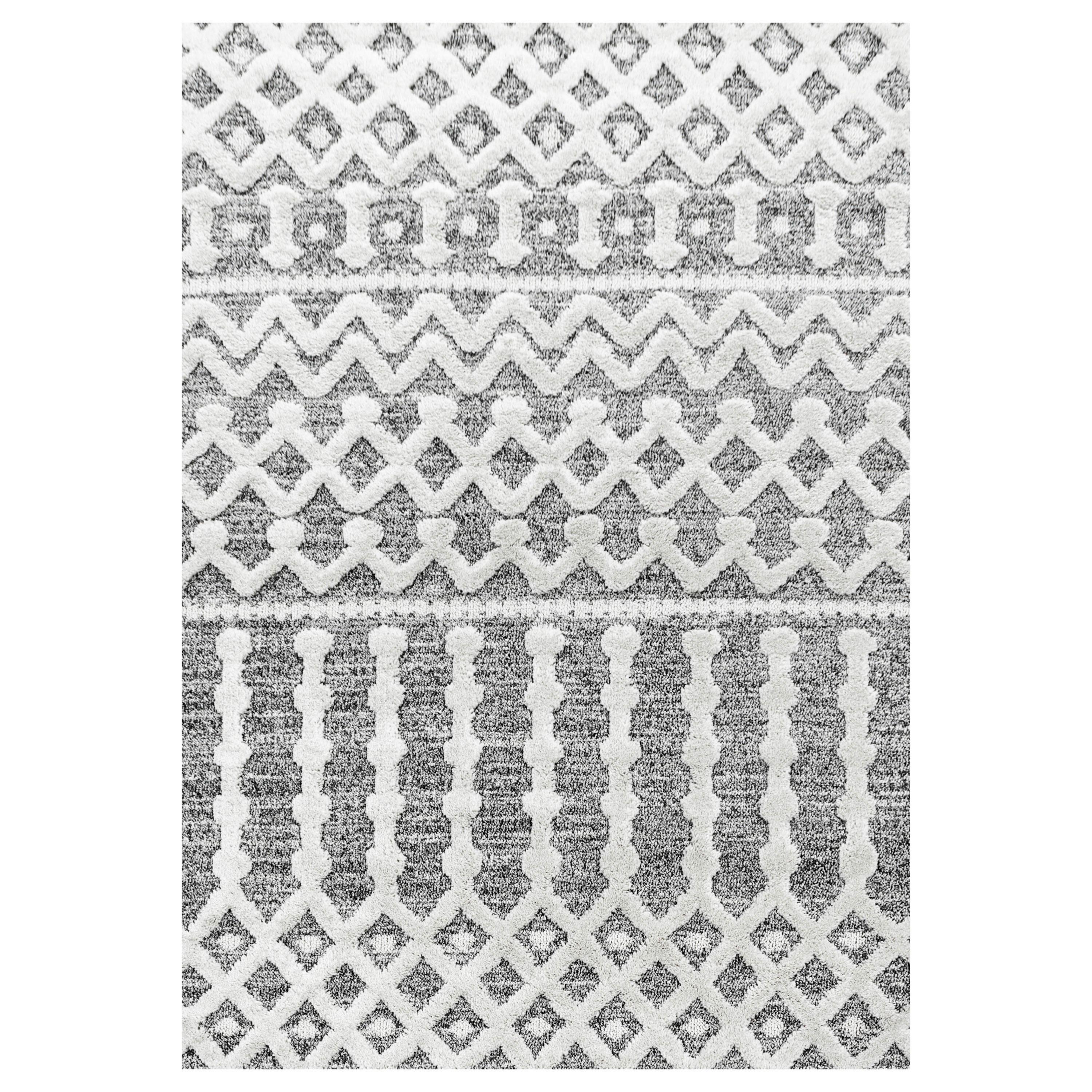 Webteppich Grau Pisa 280x370 cm - Grau, KONVENTIONELL, Textil (280/370cm)