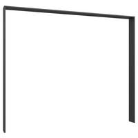 Passepartout-Rahmen Coburg Graphitfarben für B: 180 cm - Graphitfarben, MODERN, Holzwerkstoff (183/200/12cm) - MID.YOU