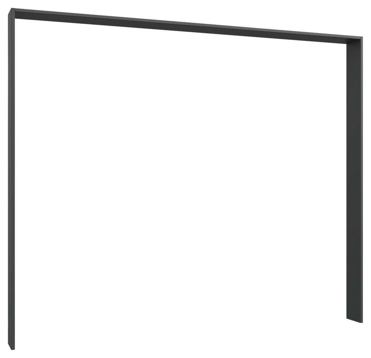 Passepartout-rahmen Coburg Graphitfarben Für B: 180 Cm - Graphitfarben, MODERN, Holzwerkstoff (183/200/12cm) - MID.YOU