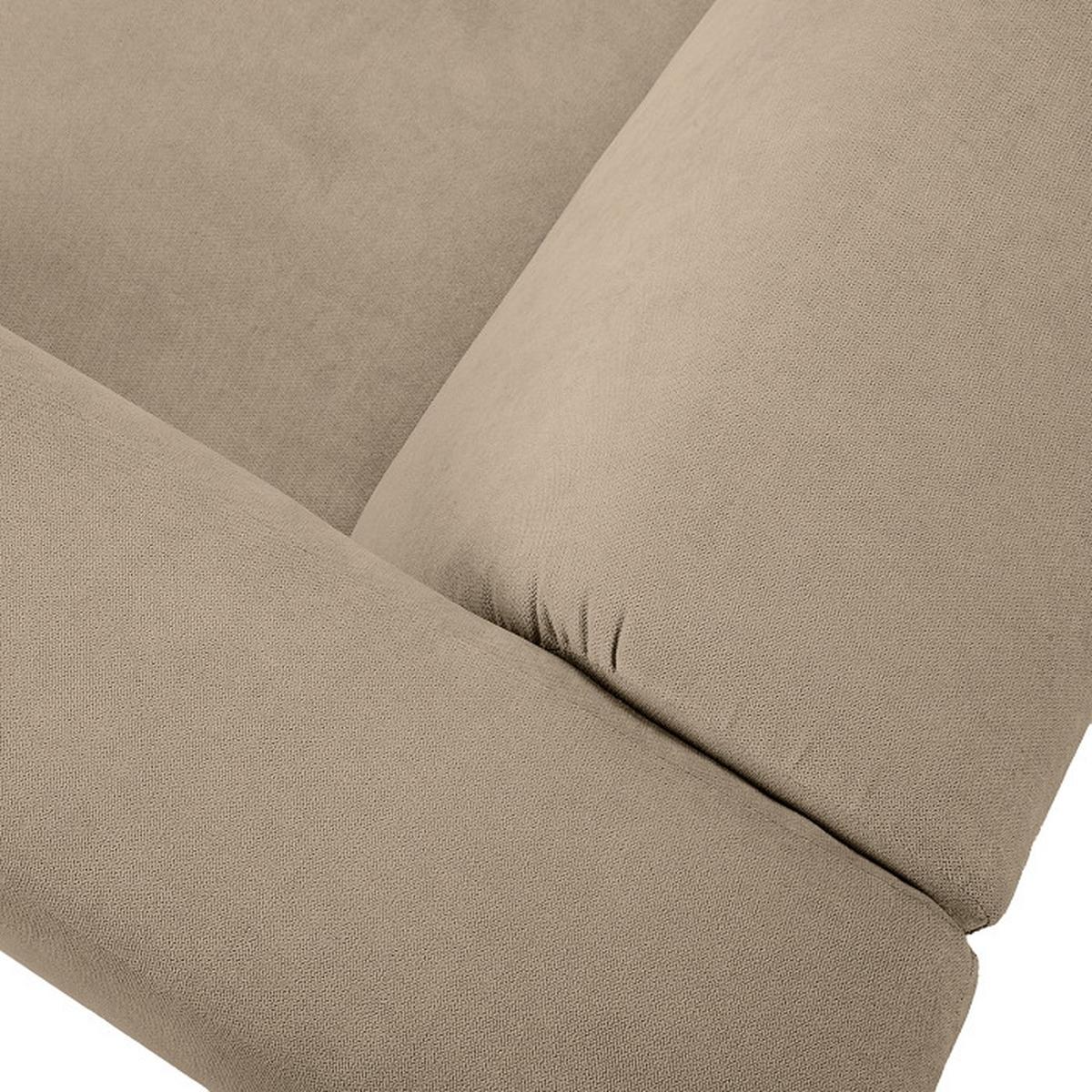 Ecksofa Bolt, Taupe S: 160x255 cm - Taupe, MODERN, Textil (160/255cm) - Trendmanufaktur