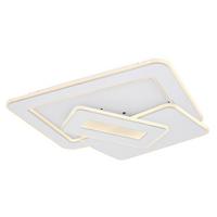 Led-deckenleuchte 48548sh - Weiß, Design, Kunststoff/Metall (49/48,5/6,8cm) - Globo
