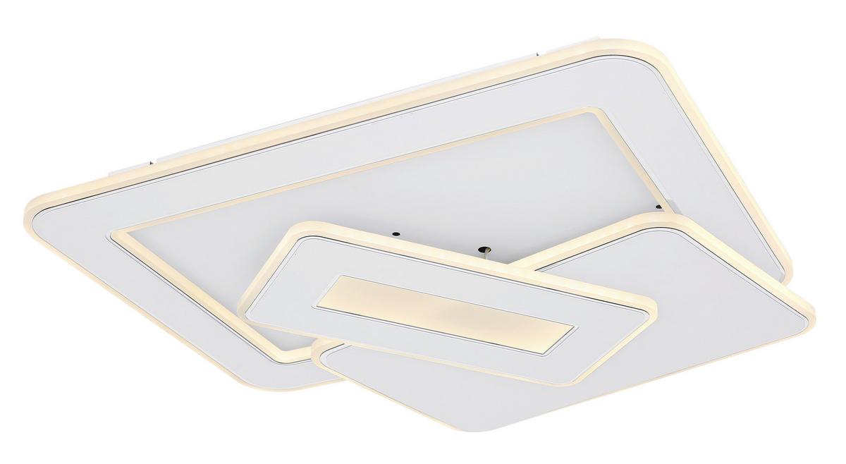 Led-deckenleuchte 48548sh - Weiß, Design, Kunststoff/Metall (49/48,5/6,8cm) - Globo