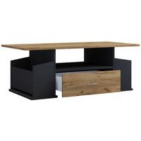 Couchtisch Junata Anthrazit Honigeiche - Honigeiche/Anthrazit, Design, Holzwerkstoff (110/52/44cm) - MID.YOU