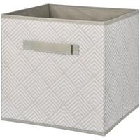 Úložný box CUBE - sivá, Konventionell, kartón/textil (28/28/28cm) - Mömax