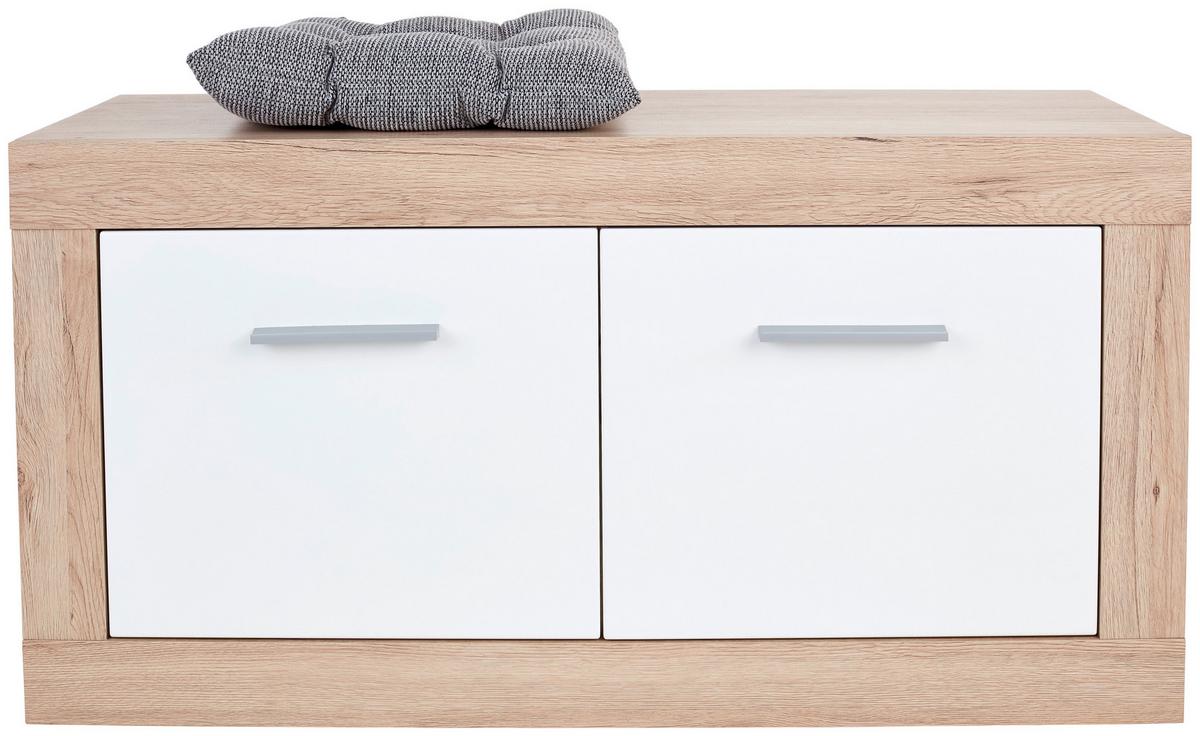 Doporučená kombinace skříně MALTA - SAN REMO 3 - bílá/barvy dubu, Moderní, kompozitní dřevo (255/197/36cm)