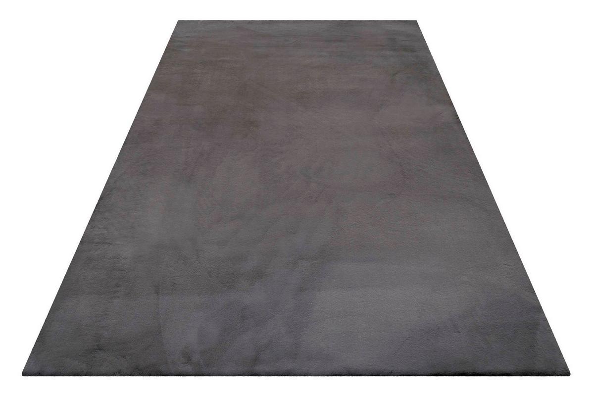 Hochflorteppich Anthrazit, BxL: ca. 200x200 cm - Anthrazit, KONVENTIONELL, Textil (200/200cm) - Esprit